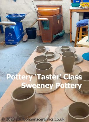 Pottery classes at the Sweeney Pottery, Oswestry, Shropshire, SY10 8AA, UK.